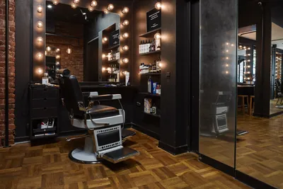 Interior de barbearia